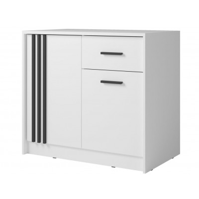 Komoda FD CY-24 Balta + Juoda